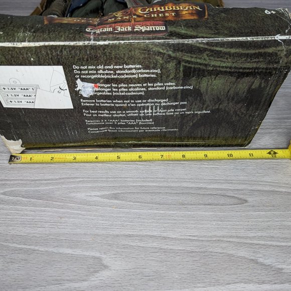 Disney Talking Jack Sparrow Pirates of the Caribbean Dead Man's Chest 15" - Picture 13 of 13